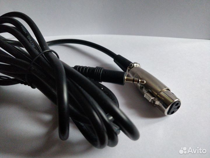 2.5м XLR-XLR и 2.5м XLR-Jack 3.5mm