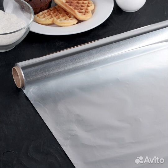 Фольга алюминиевая 29 см х 50 м 