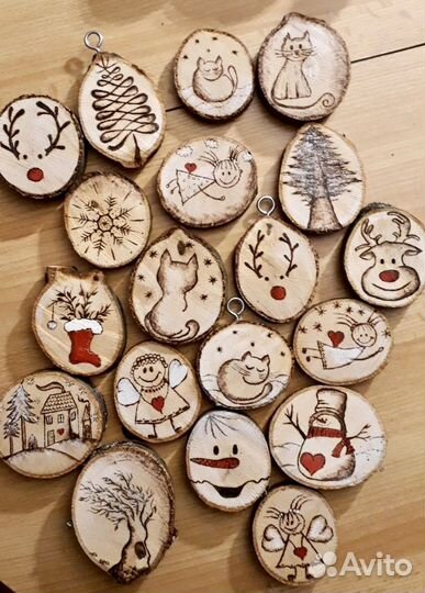 Гладкий спил дерева для творчества