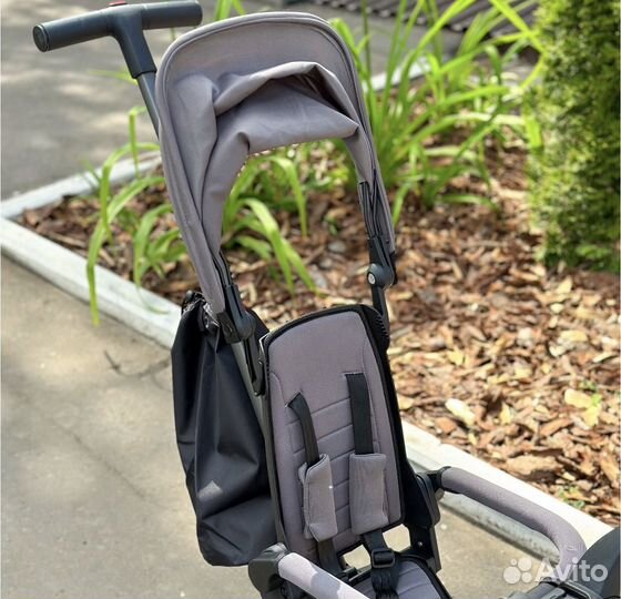 Велосипед складной luxmom s7 серый doona