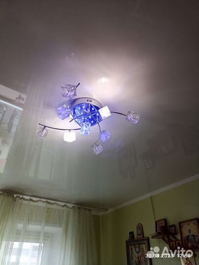 Люстра потолочная светодиодная с пультом