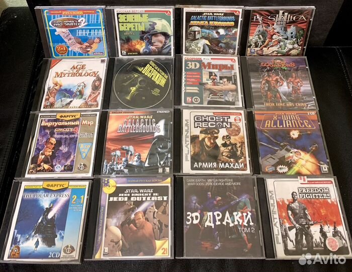 PC Игры 90-х и нулевых с рынков Москвы фаргус