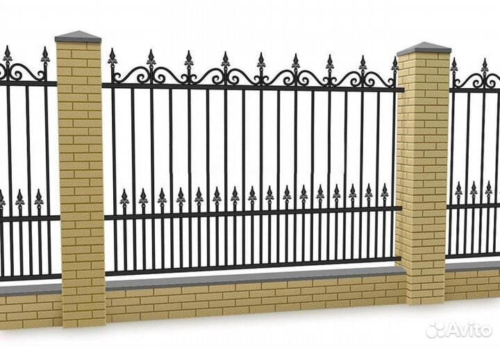 Кованый забор