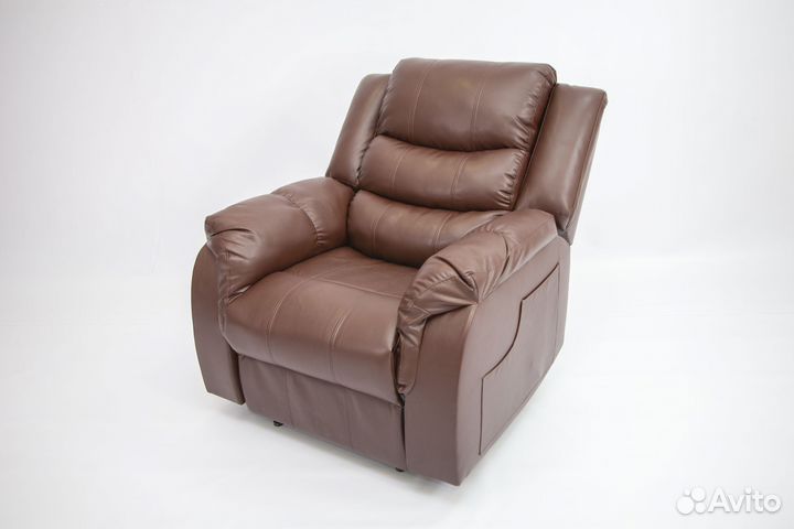 Кресло реклайнер в коричневом цвете