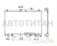 Радиатор двигателя AT