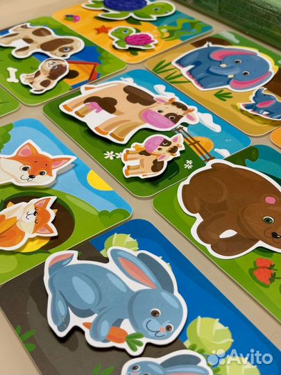 Настольные игры на липучках для малышей