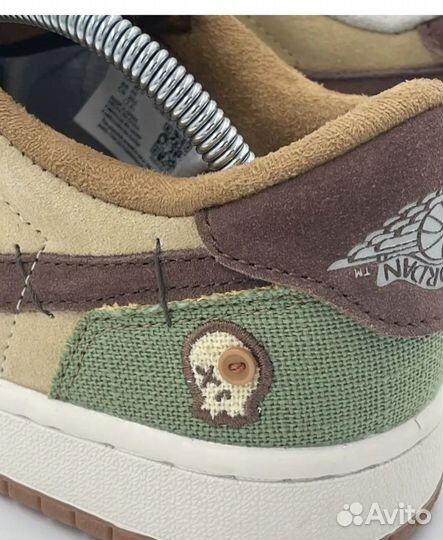 Кроссовки nlke air jordan 1 low voodoo,zion