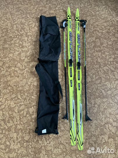 Лыжи беговые fisher детские