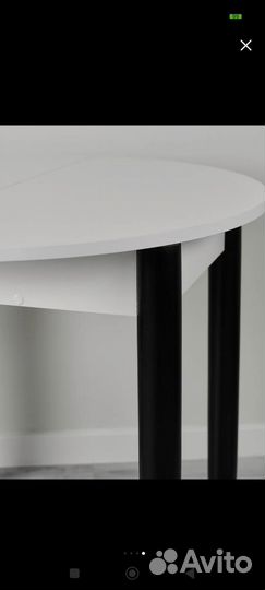 Стол кухонный круглый раскладной