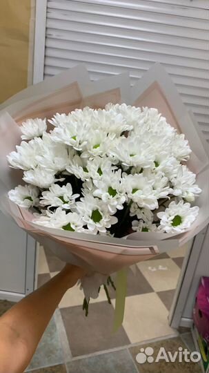 Букет из хризантем