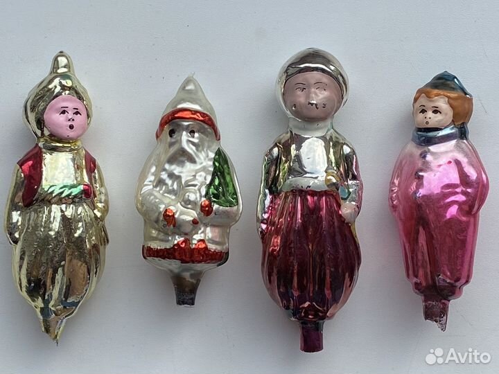 Елочные игрушки СССР на прищепке