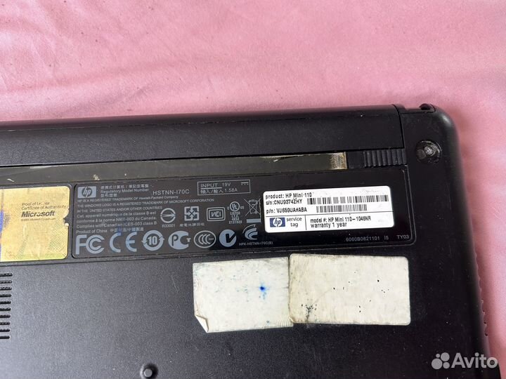 Нетбук Hp mini 110