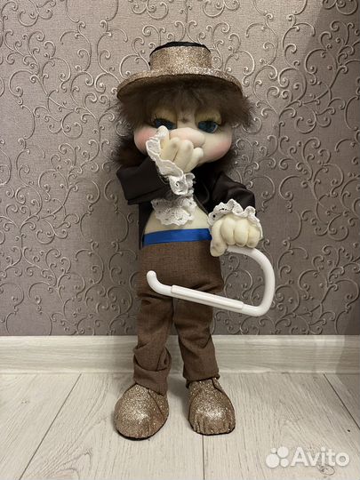 Кукла держатель туалетной бумаги