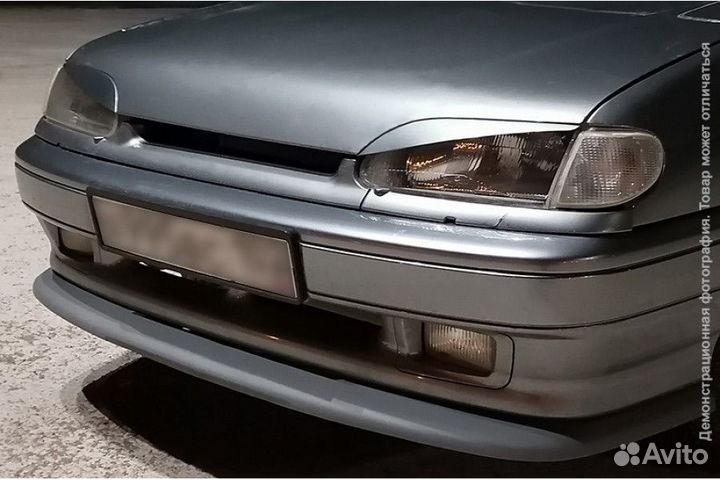 Реснички на фары ваз 2114 (снежная королева)