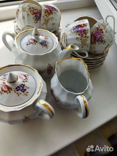 Сервиз чайный Вербилки СССР 21 предмет