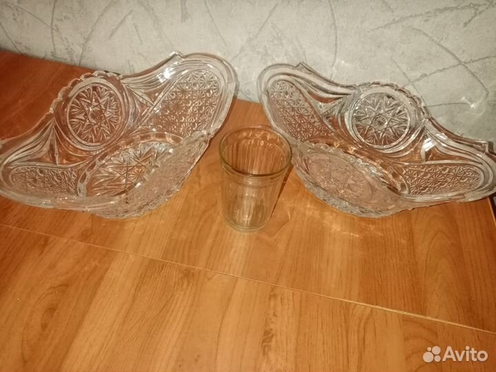 Хрустальная салатница СССР