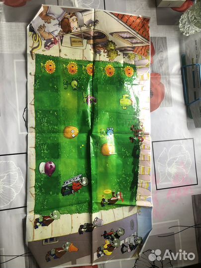 Коврик «Зомби против растений»