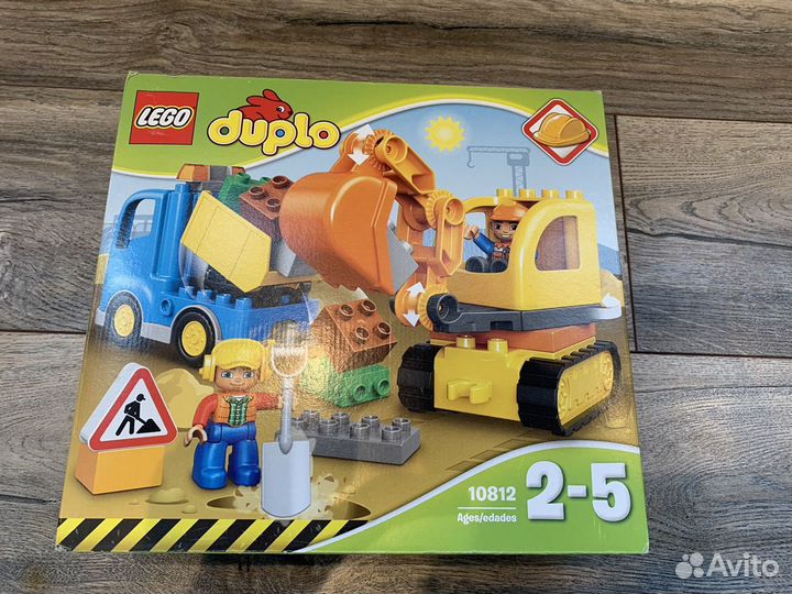 Lego duplo 10812 Грузовик и гусеничный экскаватор