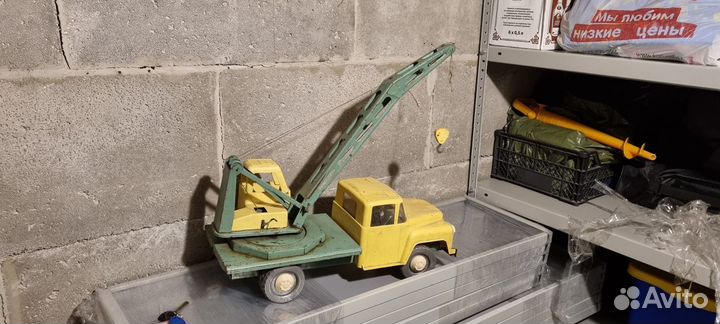 Автокран игрушка СССР