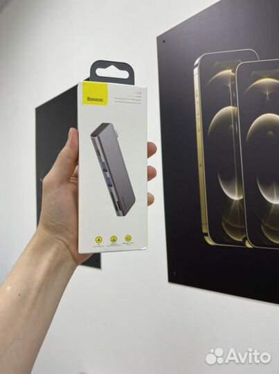 Хаб Baseus 5-in-1 для macbook