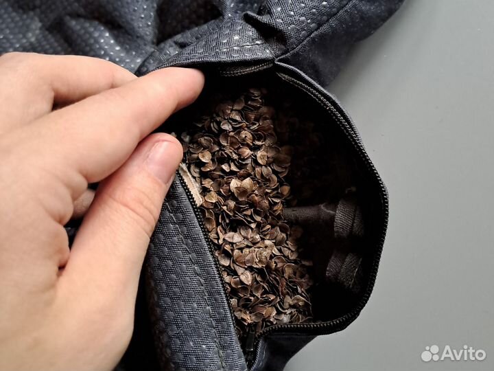 Сиденье с наполнителем из лузги гречихи