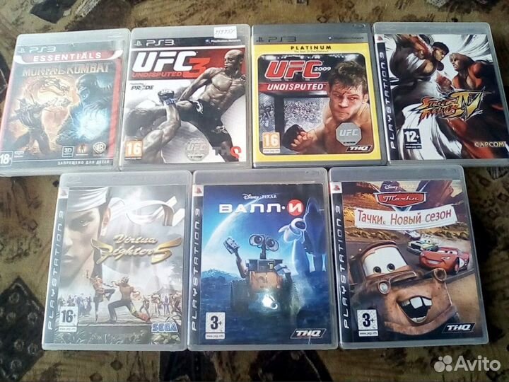 Диски с играми на PS3(лицензия)