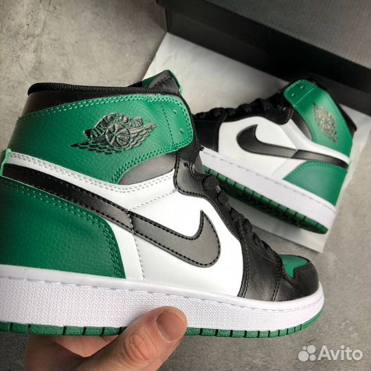 Кроссовки Air Jordan 1 High Pine Green (36-45)