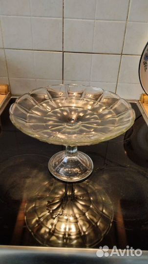 Посуда сср, вазочки для фруктов на ножке цветные