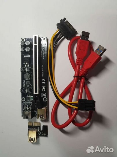 Райзер pci-e 6 пин питание