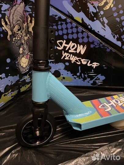 Трюковой самокат Металл диски Новый в коробке