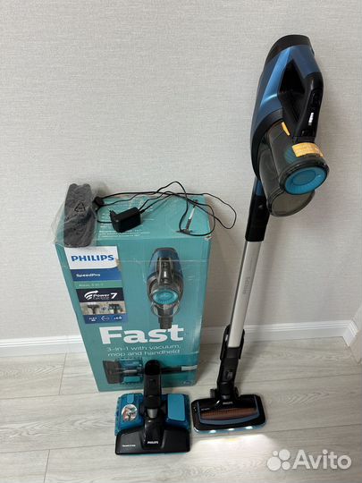 Пылесос беспроводной Philips SpeedPro Aqua FC6728