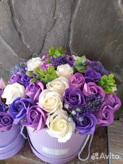 Букет из мыльных цветов