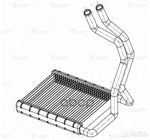 Радиатор отоп. для а/м Kia ceed (07) /Hyundai i