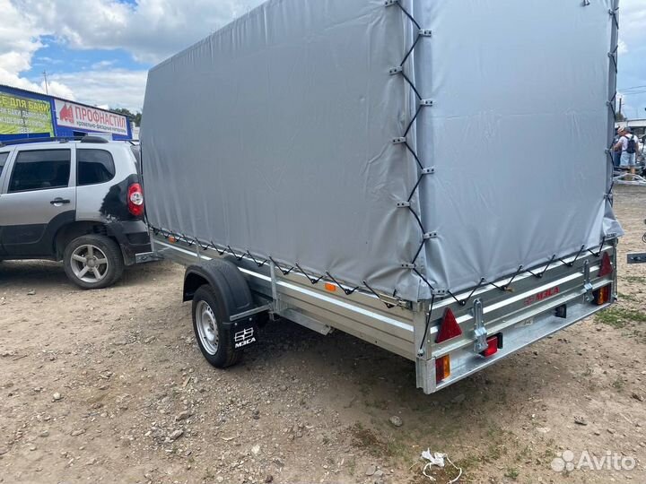 Прицеп 817717 с тентом аэро 150см.Фаркопы.Запчасти