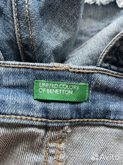 Джинсовый комбинезон 6–7 лет Benetton оригинал