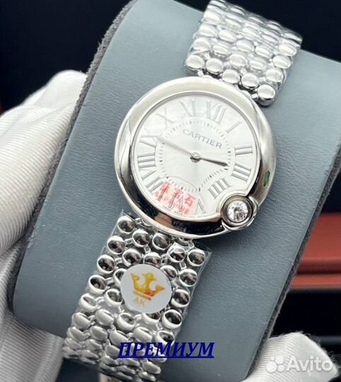 Шикарные часы женские Cartier гарантия