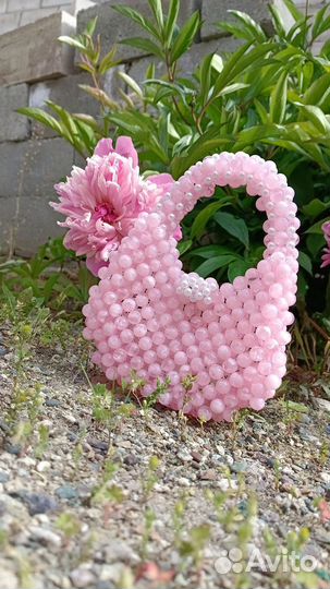 Сумка из бусин ручной работы