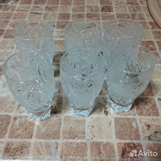 Хрустальные рюмки СССР