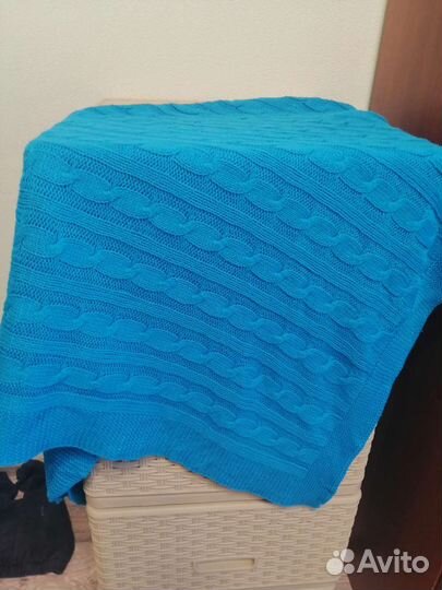 Плед детский вязаный