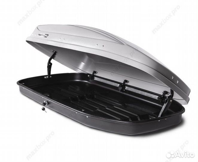 Автобокс MaxBox PRO 460 (средний) серый