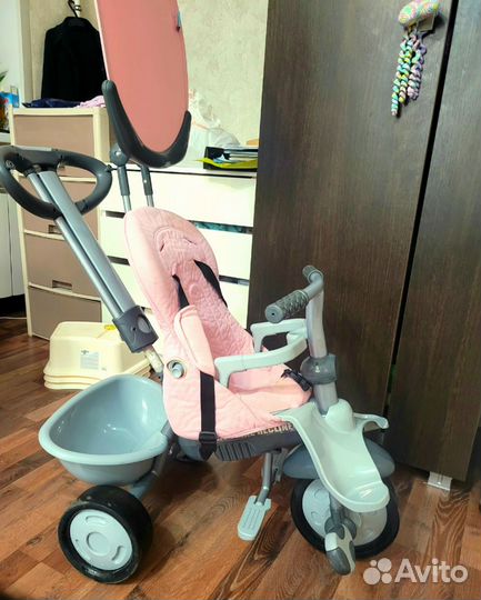 Велосипед детский с родительской ручкой