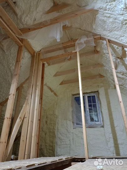 Утепление кровли пенополиуретаном