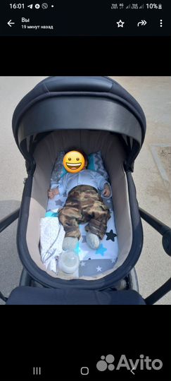 Коляска 3 в 1 Noordi Aqua Black 3в1