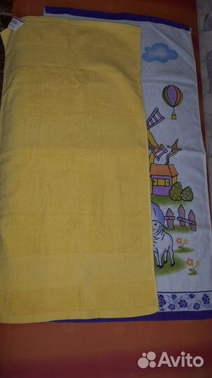 Махровые полотенца новые