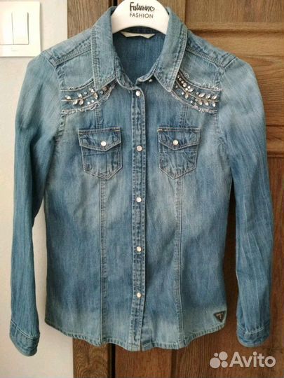 Рубашка джинсовая guess на девочку