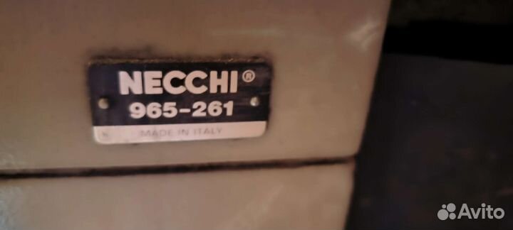 Швейная машина промышленная necchi 965-261