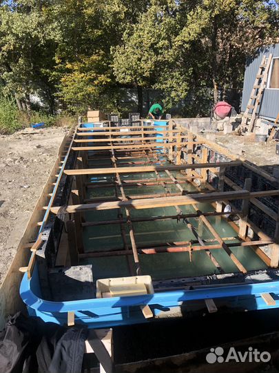 Бассейн от производителя со ступенями 3х5