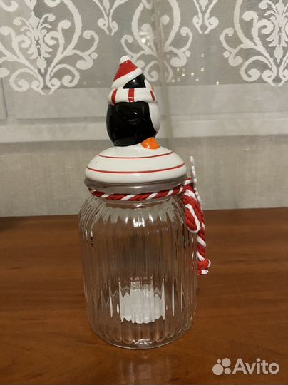 Банка новогодняя для сыпучих