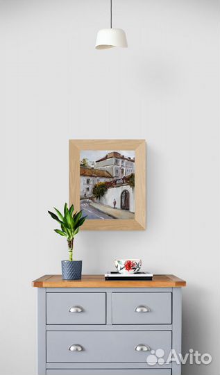 Картина маслом. Хохловский переулок, этюд