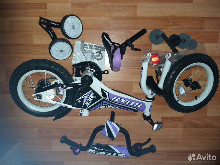 Детский беговел, велосипед-беговел 2 в 1